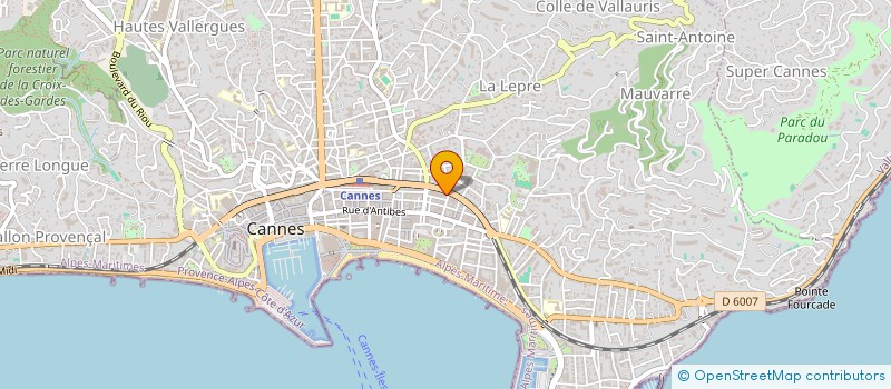localisation de l'entreprise SARL MACH 2 CANNES à CANNES