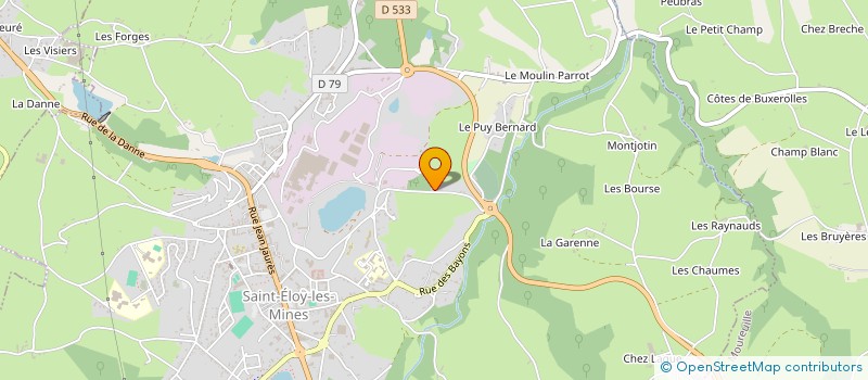 localisation de l'entreprise SARL MACHADO à SAINT-ELOY-LES-MINES