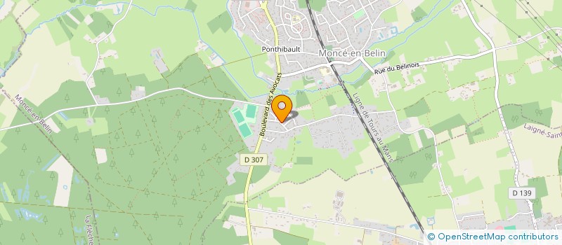 localisation de l'entreprise SARL MACLAI  MONCE-EN-BELIN