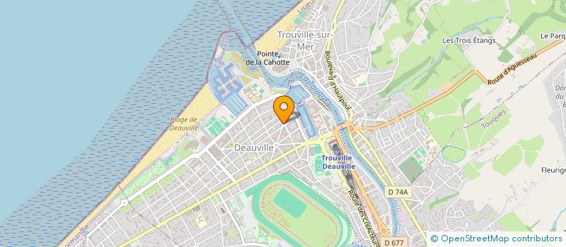 localisation de l'entreprise SARL MACLE IMMOBILIER  DEAUVILLE