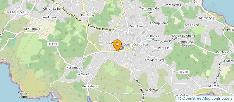 localisation de l'entreprise SARL MACONNERIE ANDRE  L'ILE-D'YEU