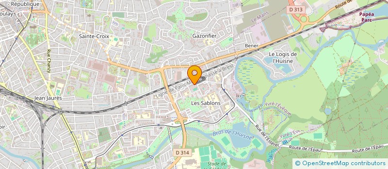 localisation de l'entreprise SARL MACONNERIE AUTOMANS  LE MANS