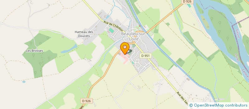 localisation de l'entreprise SARL MACONNERIE BELLOCEENNE GIRAULT à BEAULIEU-SUR-LOIRE