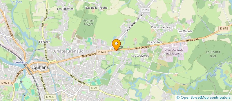 localisation de l'entreprise SARL MACONNERIE BOURGOGNE SERVICE à LOUHANS