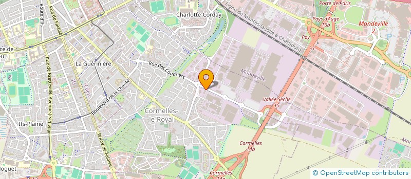 localisation de l'entreprise SARL MACONNERIE CHEMINEES CLOTURES SERVI  CORMELLES-LE-ROYAL