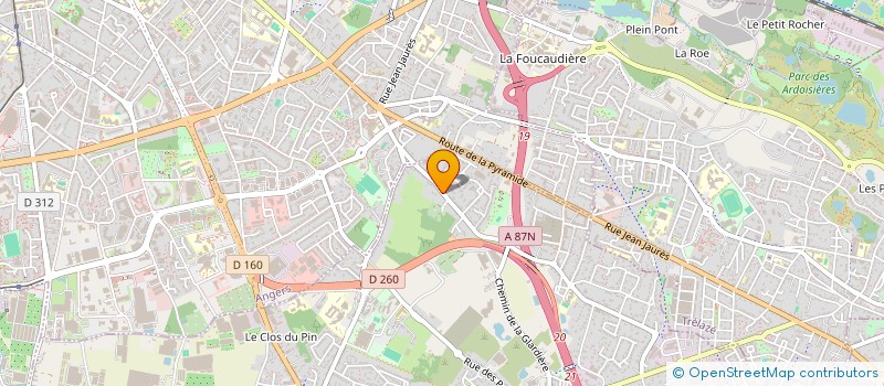 localisation de l'entreprise SARL MACONNERIE DE L'AUTHION  LES PONTS-DE-CE