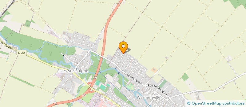 localisation de l'entreprise SARL MACONNERIE DIAS MOUTINHO  WARMERIVILLE