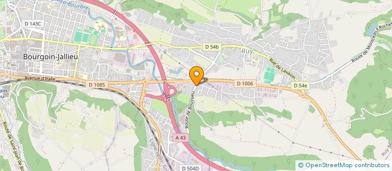 localisation de l'entreprise SARL MACONNERIE ET CAVES DU DAUPHINE  RUY-MONTCEAU