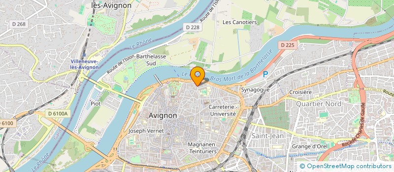 localisation de l'entreprise SARL MACONNERIE FABREGAT à AVIGNON