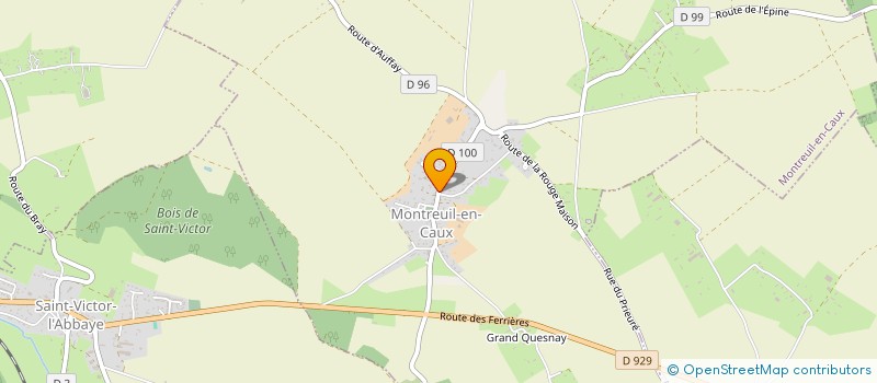 localisation de l'entreprise SARL MACONNERIE J S VALLE  MONTREUIL-EN-CAUX