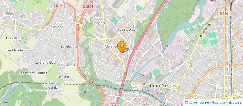 localisation de l'entreprise SARL MACONNERIE LE SEMNOZ  ANNECY