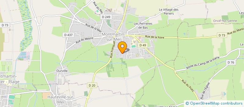 localisation de l'entreprise SARL MACONNERIE MATS  HAUTEVILLE-SUR-MER