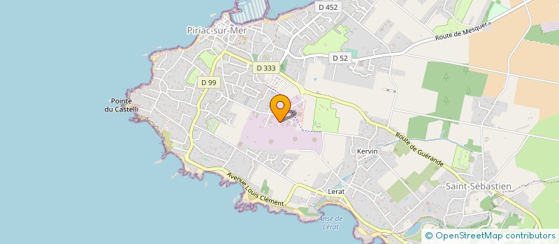 localisation de l'entreprise SARL MACONNERIE PIRIACAISE MORVAN FILS  PIRIAC-SUR-MER