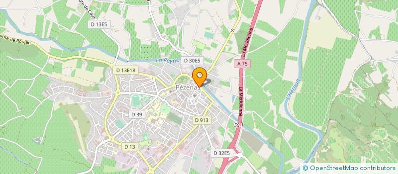 localisation de l'entreprise SARL MACREZ à PEZENAS