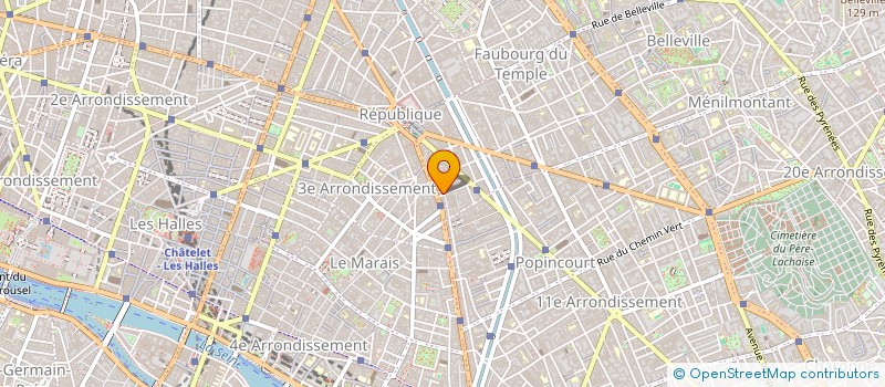 localisation de l'entreprise SARL MACSI à PARIS
