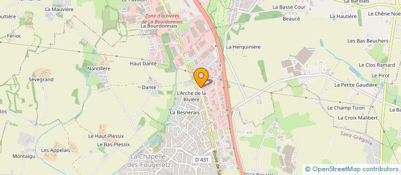 localisation de l'entreprise SARL MAD à MELESSE