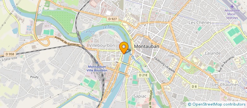 localisation de l'entreprise SARL MADA  MONTAUBAN