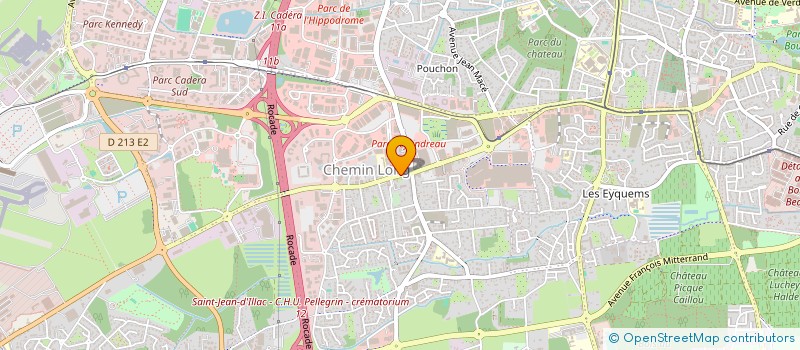 localisation de l'entreprise SARL MADALOZZO 1958  MERIGNAC