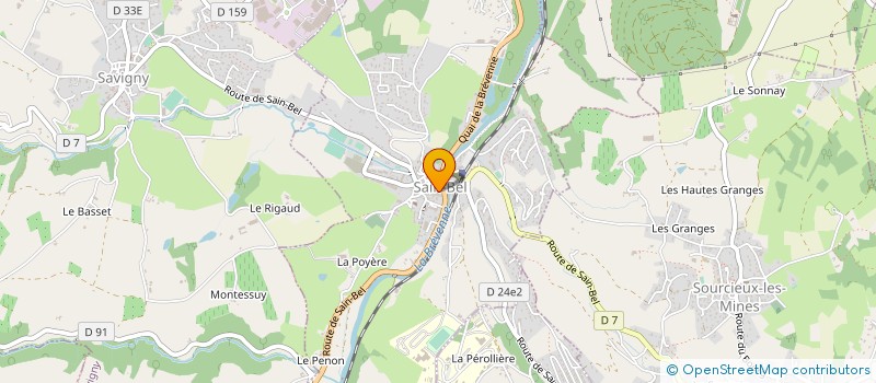 localisation de l'entreprise SARL MADDRAS à SAIN-BEL