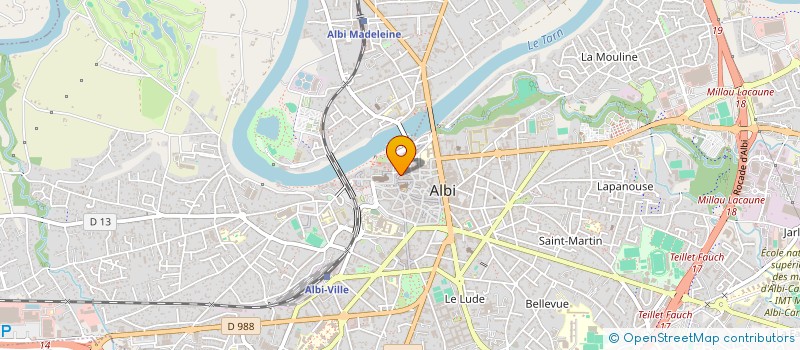 localisation de l'entreprise SARL MADE IN à ALBI