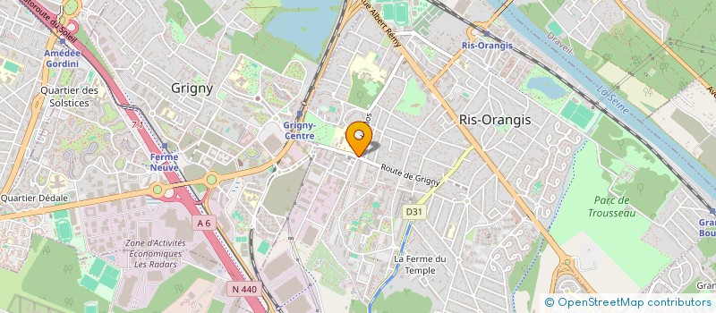 localisation de l'entreprise SARL MADEL  RIS-ORANGIS