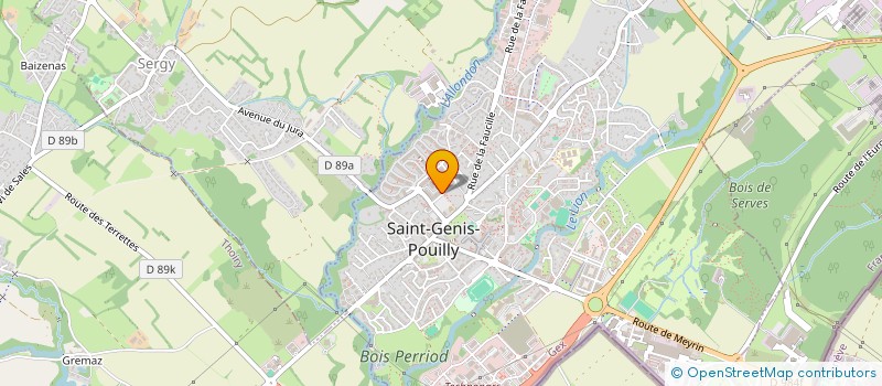 localisation de l'entreprise SARL MADELAINE  SAINT-GENIS-POUILLY