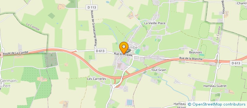 localisation de l'entreprise SARL MADELAINE LIOT  LA CAMBE