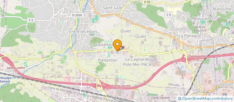 localisation de l'entreprise SARL MADISON SALOON  OLLIOULES