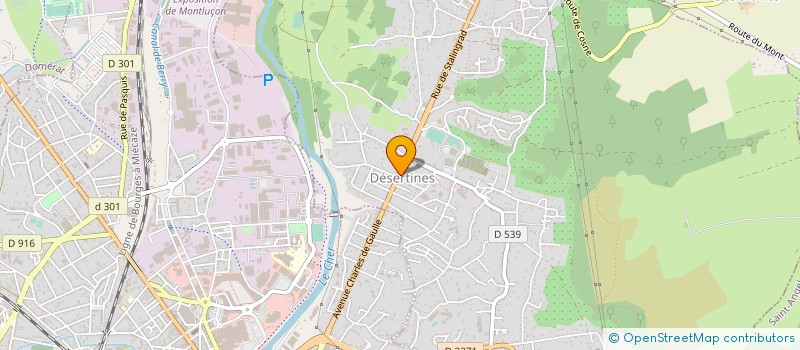 localisation de l'entreprise SARL MADNUT 03 à DESERTINES