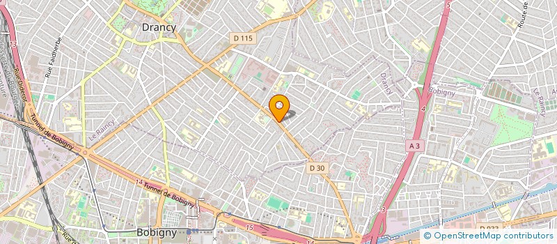 localisation de l'entreprise SARL MADONA STAFF  DRANCY