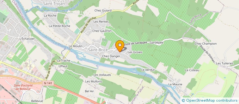 localisation de l'entreprise SARL MAELAU  SAINT-BRICE