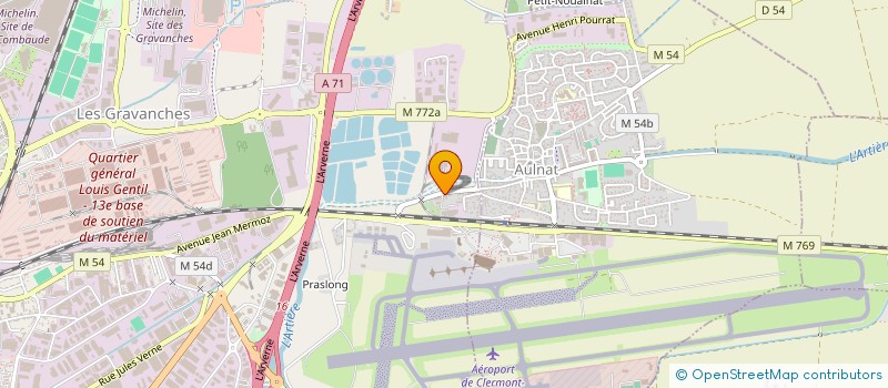 localisation de l'entreprise SARL MAESTRO à CLERMONT-FERRAND