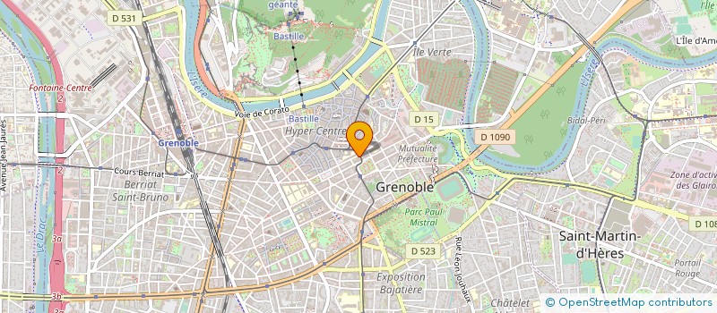 localisation de l'entreprise SARL MAEVA à GRENOBLE