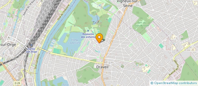 localisation de l'entreprise SARL MAEVAN IMMO à DRAVEIL