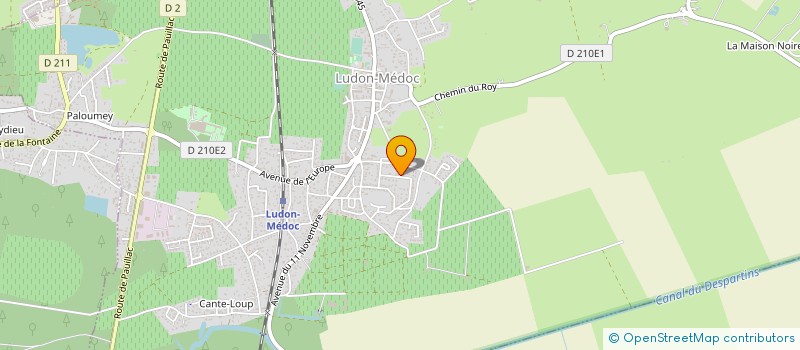 localisation de l'entreprise SARL MAFI  LUDON-MEDOC