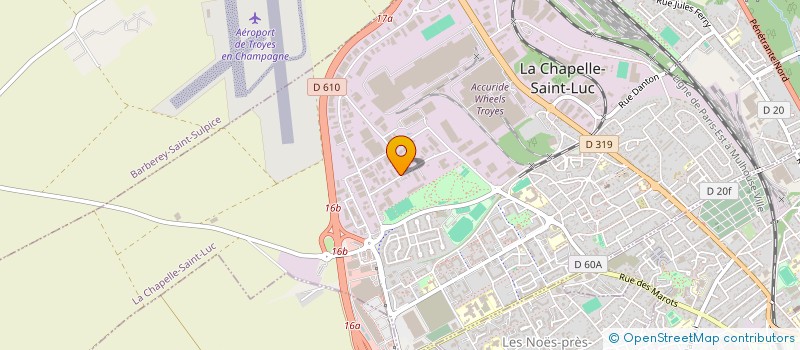 localisation de l'entreprise SARL MAG 2 EQUIPEMENT à LA CHAPELLE-SAINT-LUC