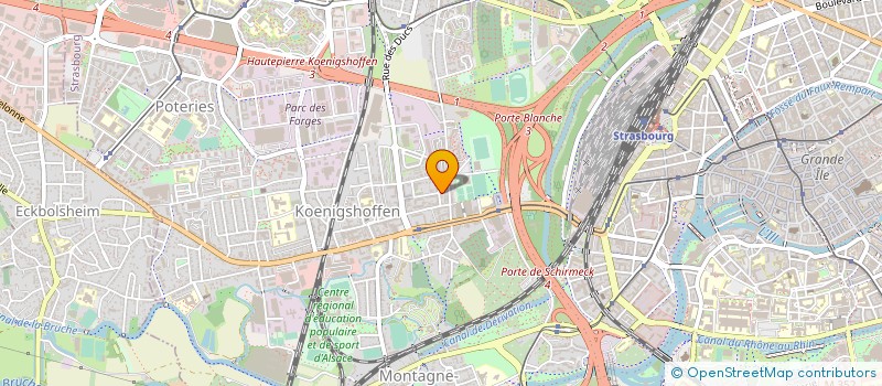 localisation de l'entreprise SARL MAG LOCATION à STRASBOURG
