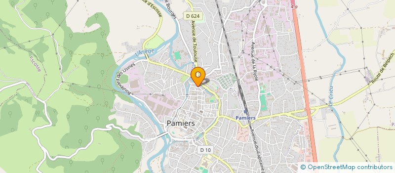 localisation de l'entreprise SARL MAGASINS COSTA à PAMIERS