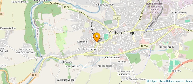 localisation de l'entreprise SARL MAGENAX  CARHAIX-PLOUGUER