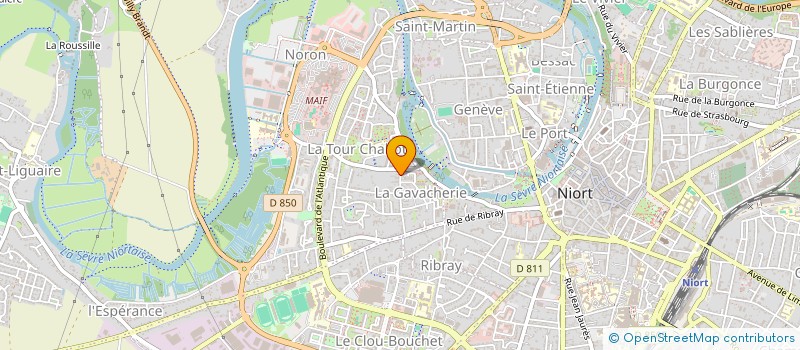 localisation de l'entreprise SARL MAGES à NIORT
