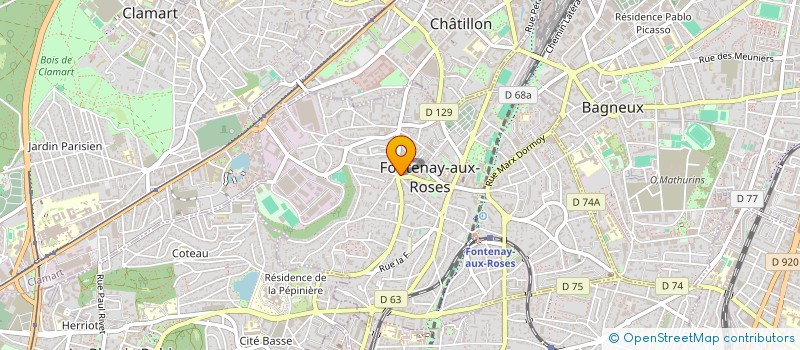 localisation de l'entreprise SARL MAGHISTAR à FONTENAY-AUX-ROSES