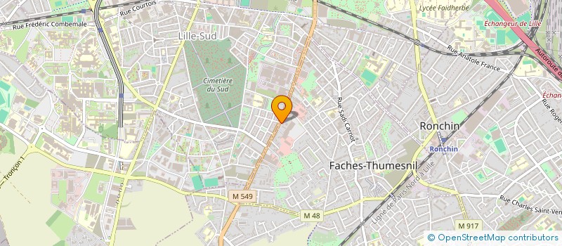 localisation de l'entreprise SARL MAGHREB EL HALAL à FACHES-THUMESNIL
