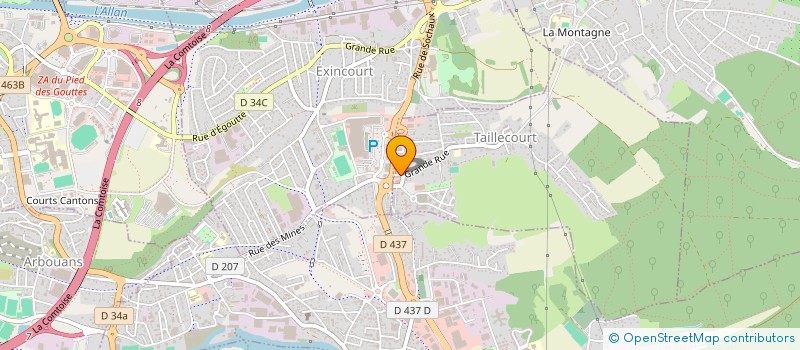 localisation de l'entreprise SARL MAGHREB LOUHOUMES  TAILLECOURT