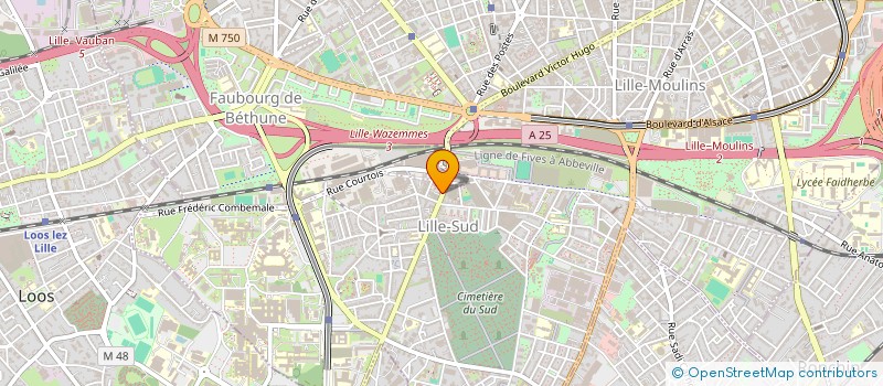 localisation de l'entreprise SARL MAGHREB TELECOM à LILLE