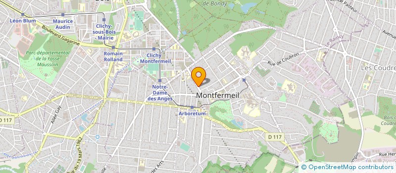 localisation de l'entreprise SARL MAGIC ENSEIGNES GAM  MONTFERMEIL