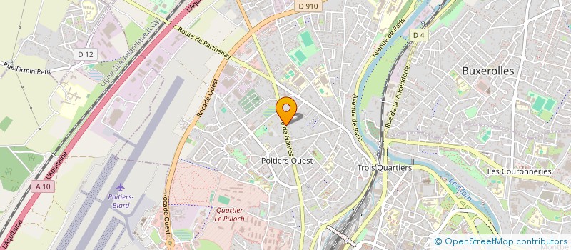 localisation de l'entreprise SARL MAGIC VIDEO  POITIERS