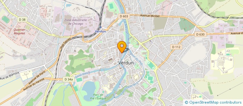 localisation de l'entreprise SARL MAGIC55 à VERDUN