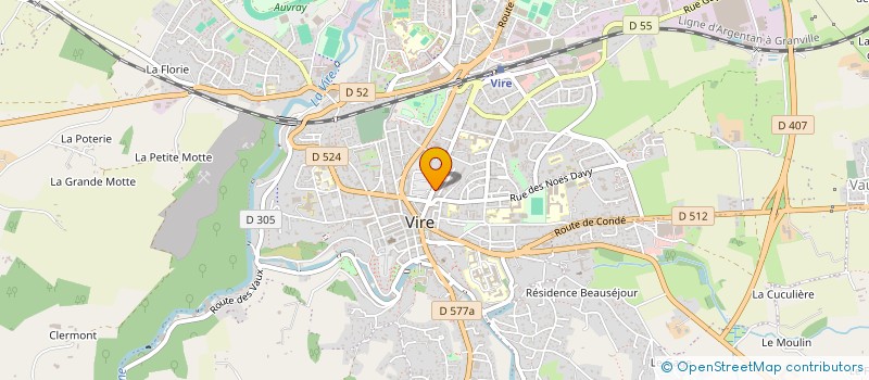 localisation de l'entreprise SARL MAGLENORMAND  VIRE NORMANDIE