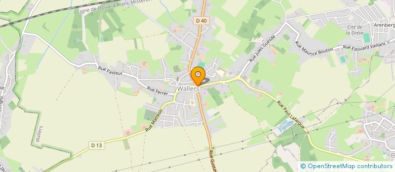 localisation de l'entreprise SARL MAGNE  BELLAING