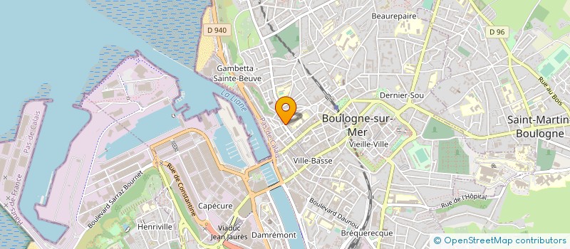 localisation de l'entreprise SARL MAGNIER à BOULOGNE-SUR-MER